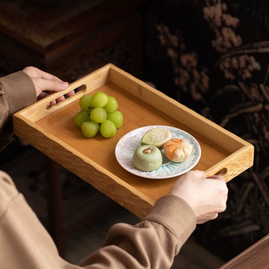 Wooden Tray Set 3 Pcs